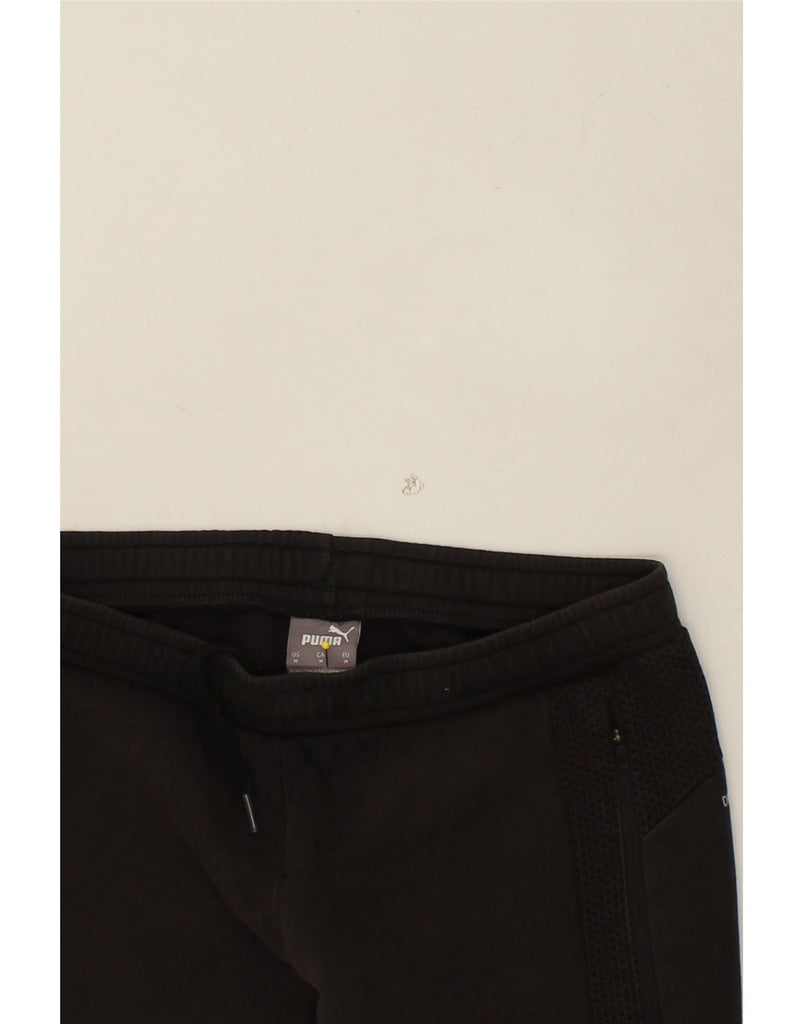 PUMA Mens Tracksuit Trousers Medium Black Polyester | Vintage Puma | Thrift | Second-Hand Puma | Used Clothing | Messina Hembry 