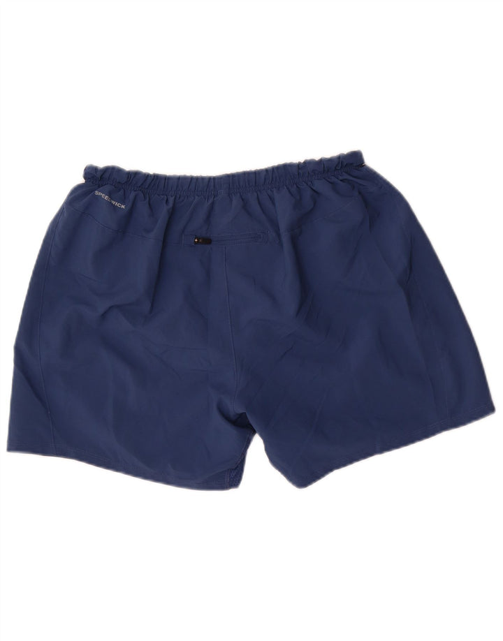 Reebok Mens Speedwick Sport Shorts Medium Navy Blue