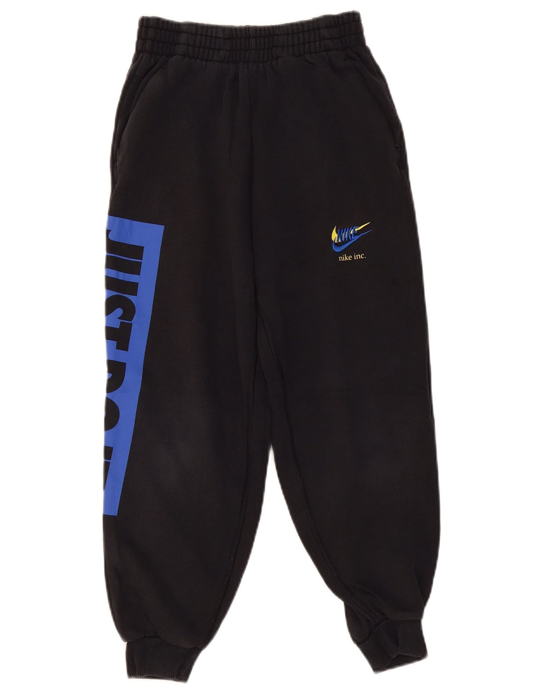 Nike Boys Graphic Tracksuit Trousers Joggers 10-11 Years Medium Black