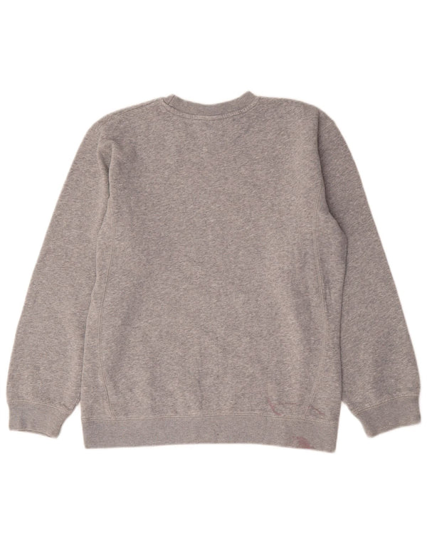 Nike Boys Sweatshirt Jumper 12-13 Years Large Grey Flecked Cotton