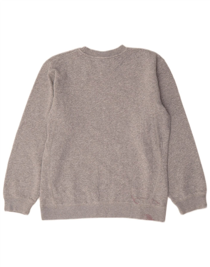 Nike Boys Sweatshirt Jumper 12-13 Years Large Grey Flecked Cotton