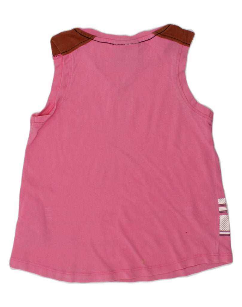 DIADORA Girls Vest Top 7-8 Years Small Pink Cotton | Vintage Diadora | Thrift | Second-Hand Diadora | Used Clothing | Messina Hembry 