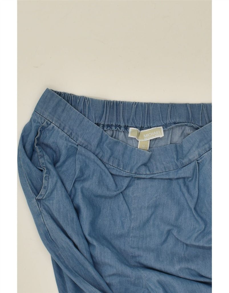 MICHAEL KORS Womens Straight Capri Trousers UK 14 Medium W30 L20  Blue | Vintage Michael Kors | Thrift | Second-Hand Michael Kors | Used Clothing | Messina Hembry 