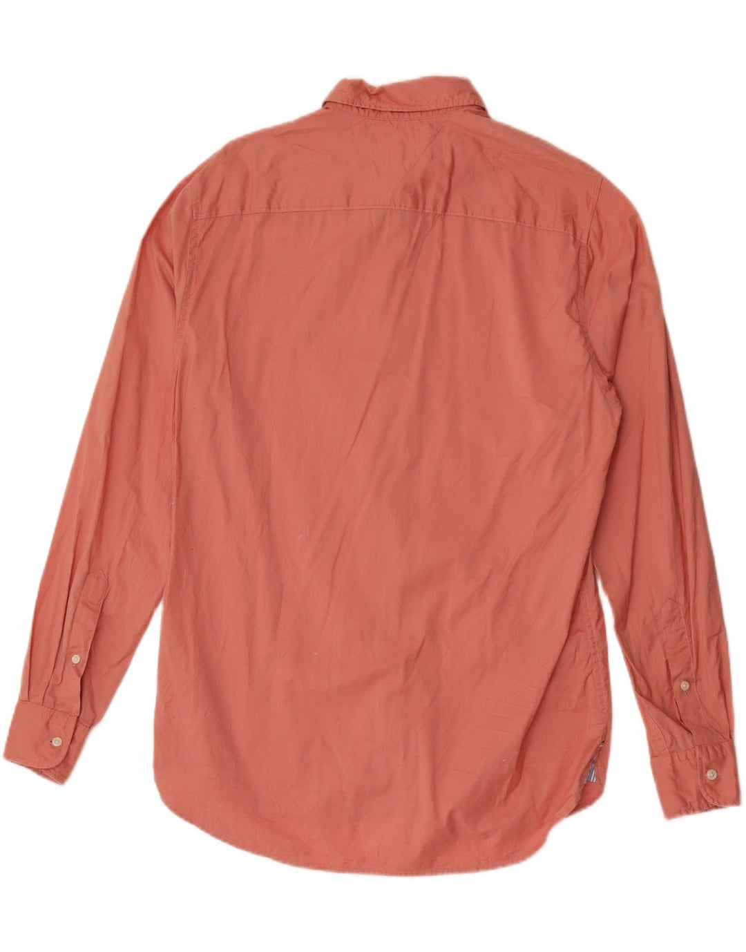 TOMMY HILFIGER Mens Regular Fit Shirt Medium Pink Cotton