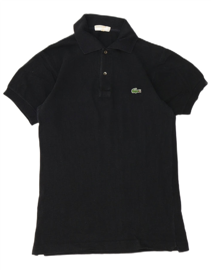 Lacoste Mens Polo Shirt Size 3 Small Black Cotton