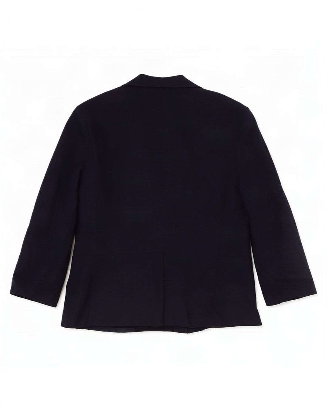 Marks & Spencer Womens 3/4 Sleeve Blazer Jacket UK 14 Large Navy Blue