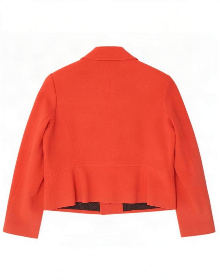 Marks & Spencer Womens Double Breasted Blazer Jacket UK 18 XL Orange