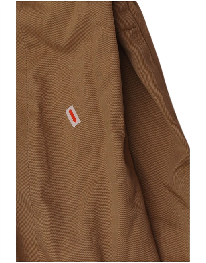 Barba Mens Overcoat IT 46 Small Beige Cotton