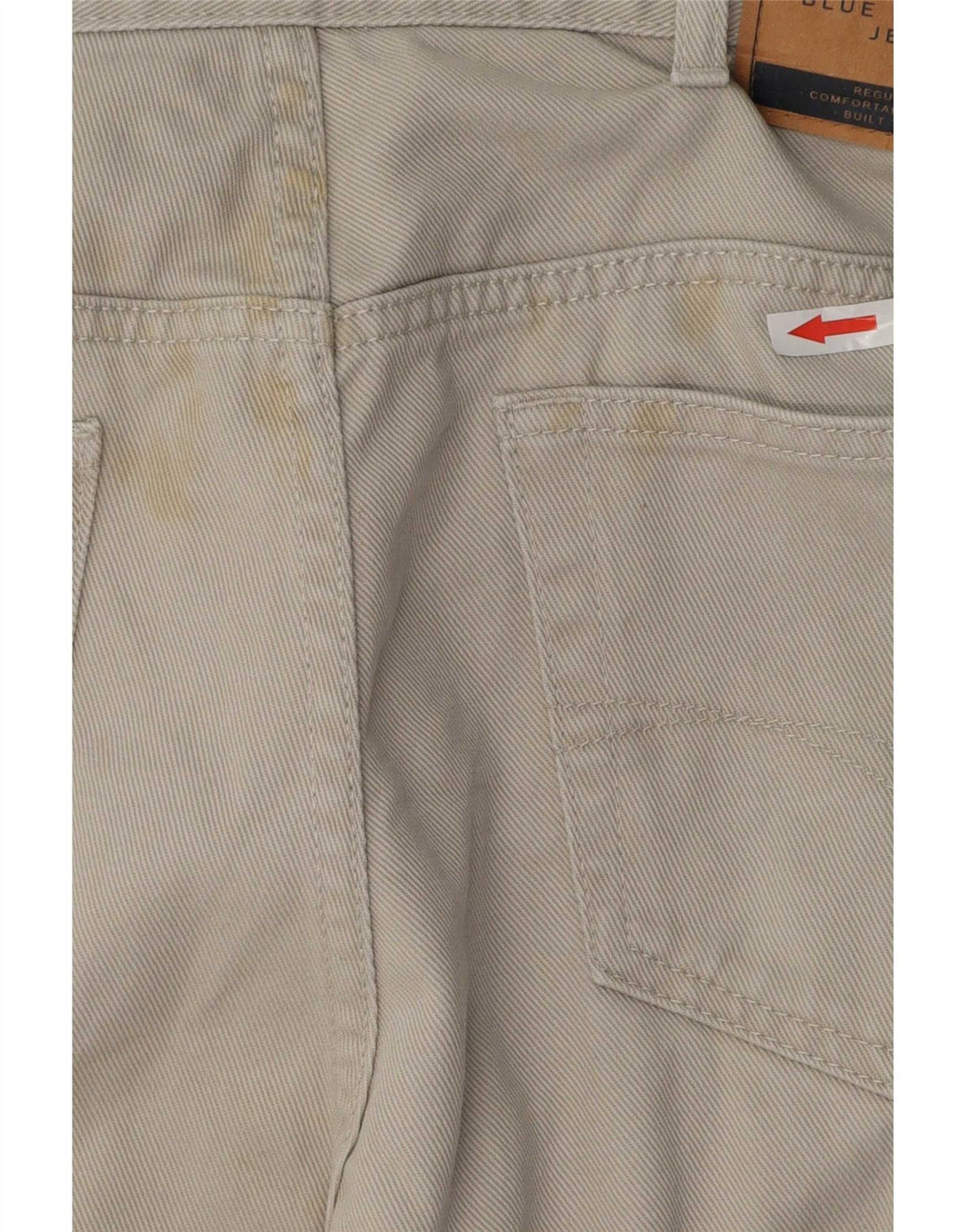 Marks & Spencer Mens Straight Jeans W38 L29 Grey Cotton
