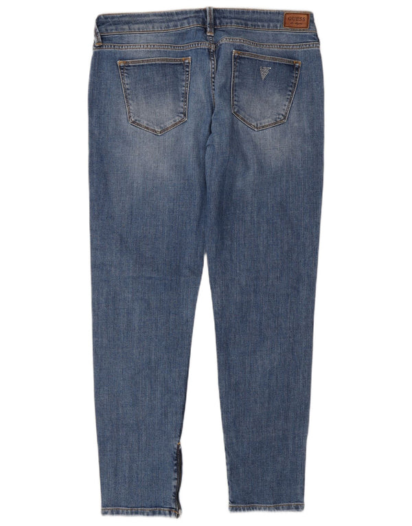 Guess Mens Beverly Skinny Jeans W31 L29 Blue Cotton