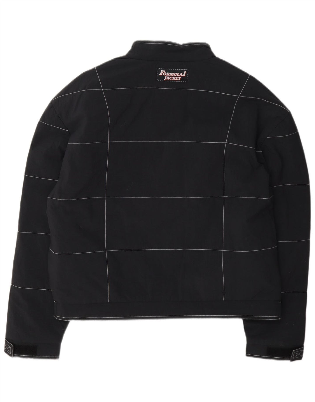 Parmalat Mens Formula One Graphic Racing Jacket UK 42 XL Navy Blue Check