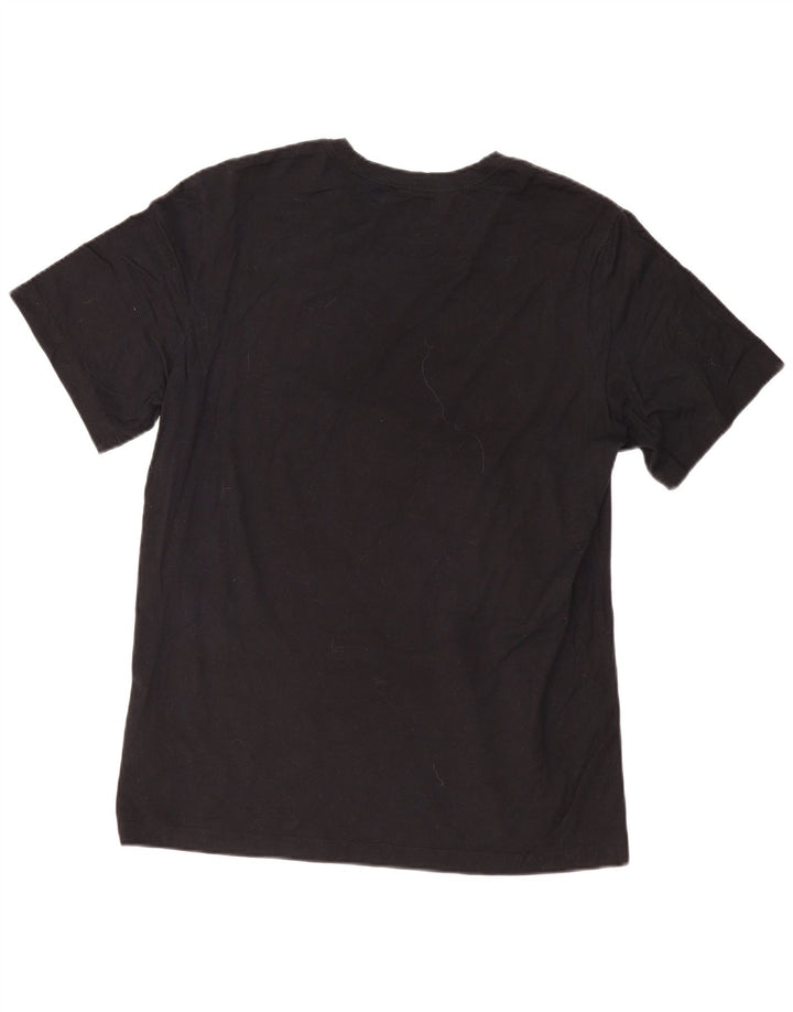 Nike Mens Graphic T-Shirt Top Large Black Cotton