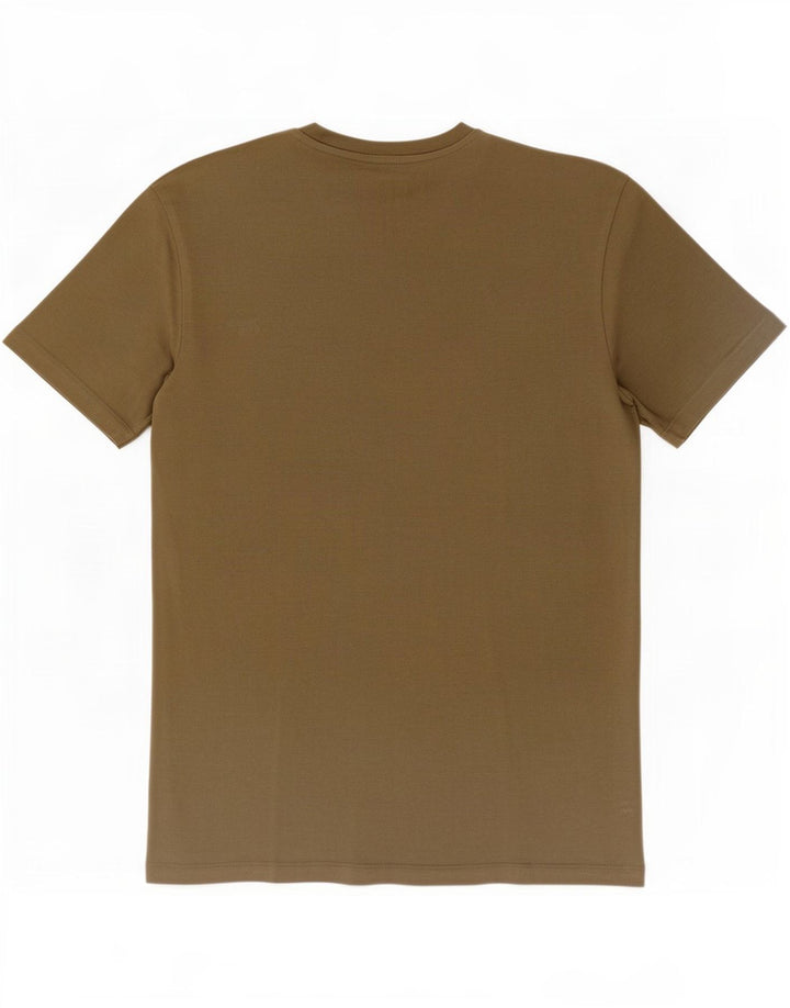 Zara Mens T-Shirt Top Large Khaki