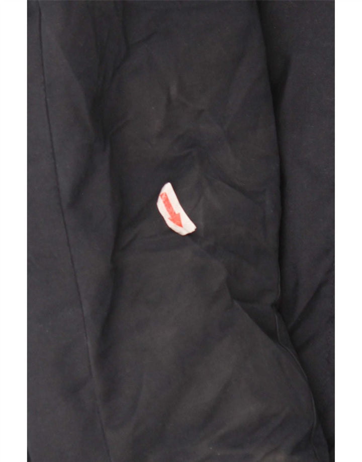 Jack & Jones Mens Hooded Parka Jacket UK 36 Small Navy Blue Polyester