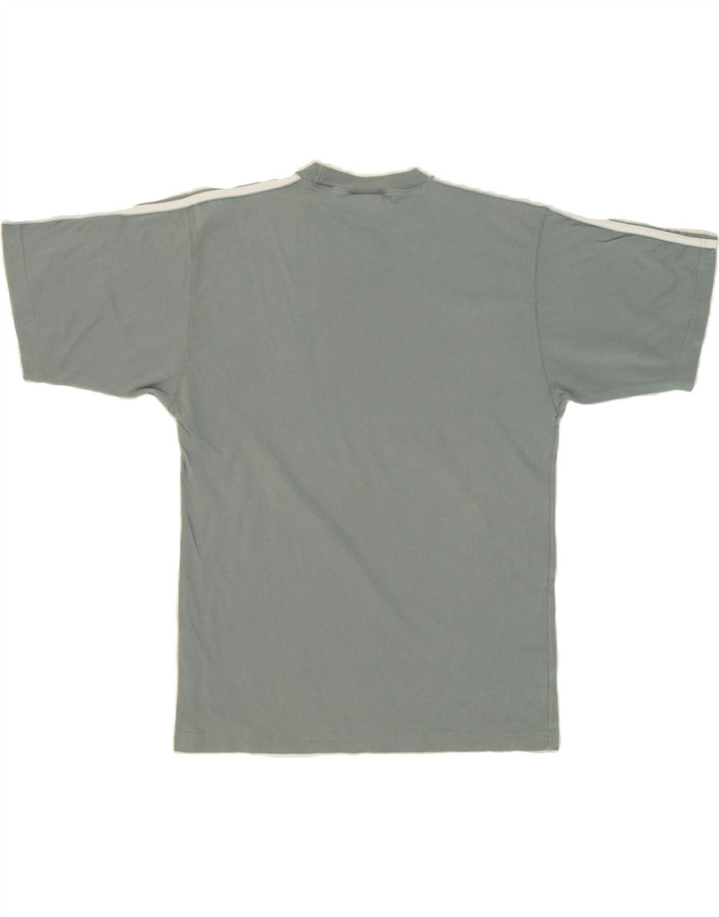 ADIDAS Mens T-Shirt Top UK 40/42 Medium Blue Cotton Vintage Adidas and Second-Hand Adidas from Messina Hembry 