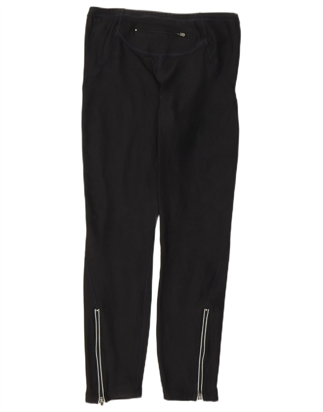 Nike Womens Crop Leggings UK 10/12 Medium Black Polyester Sports