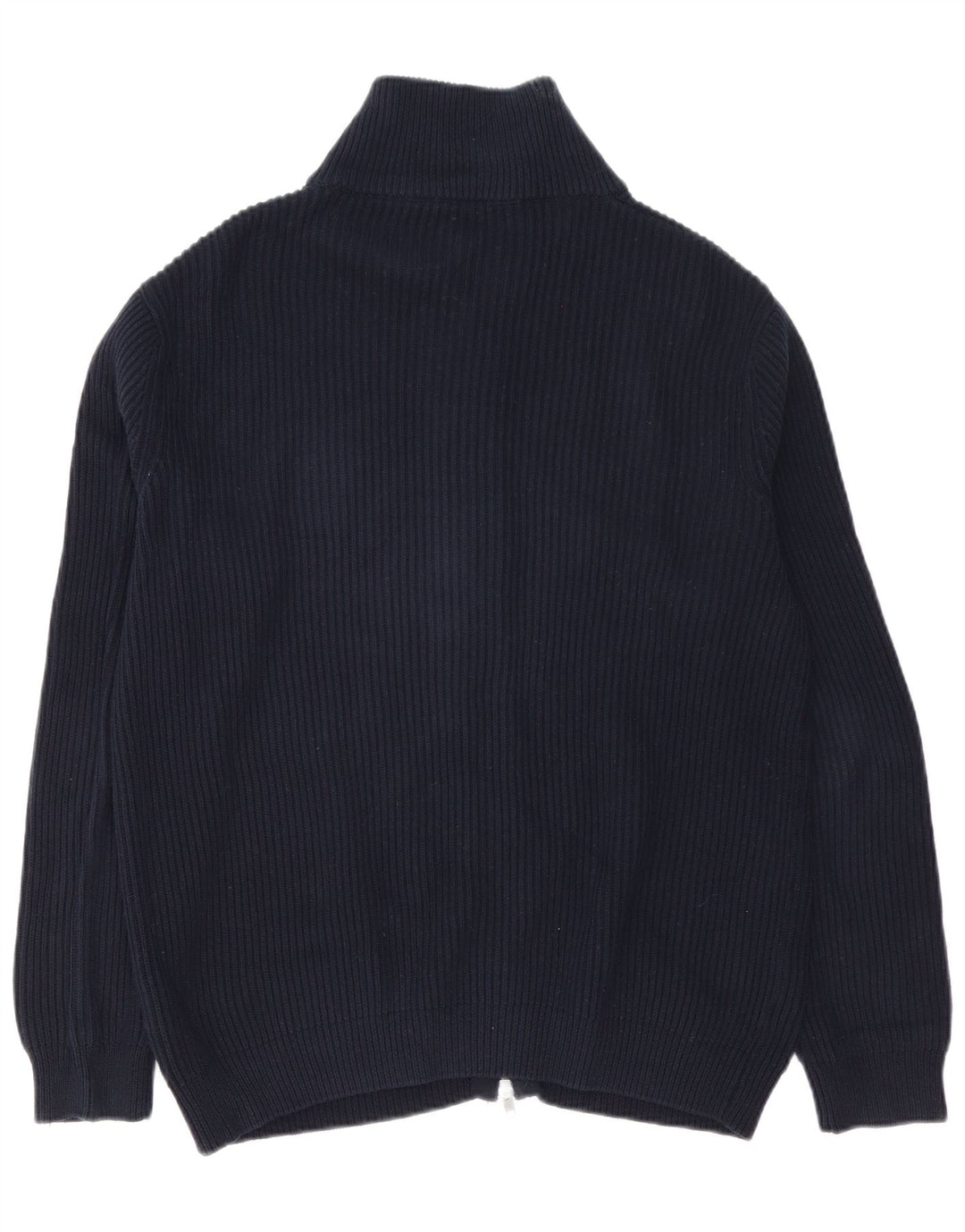 Charles Robertson Mens Regular Fit Cardigan Sweater Large Navy Blue