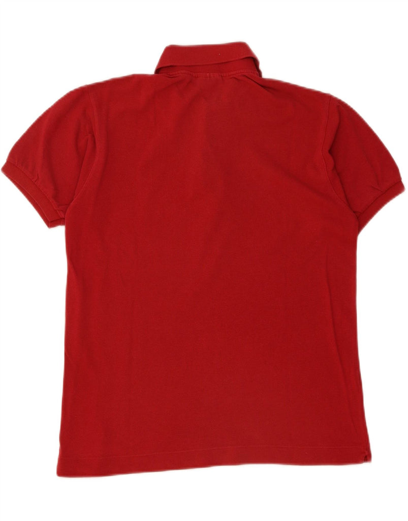 LACOSTE Mens Polo Shirt Size 3 Small Red Cotton Vintage Lacoste and Second-Hand Lacoste from Messina Hembry 