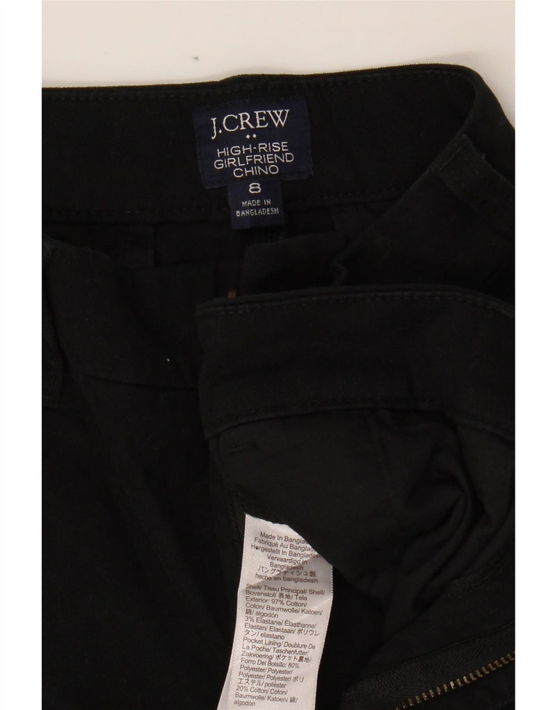 J. CREW Womens Girlfriend Chino Trousers US 8 Medium W30 L28 Black Vintage J. Crew and Second-Hand J. Crew from Messina Hembry 