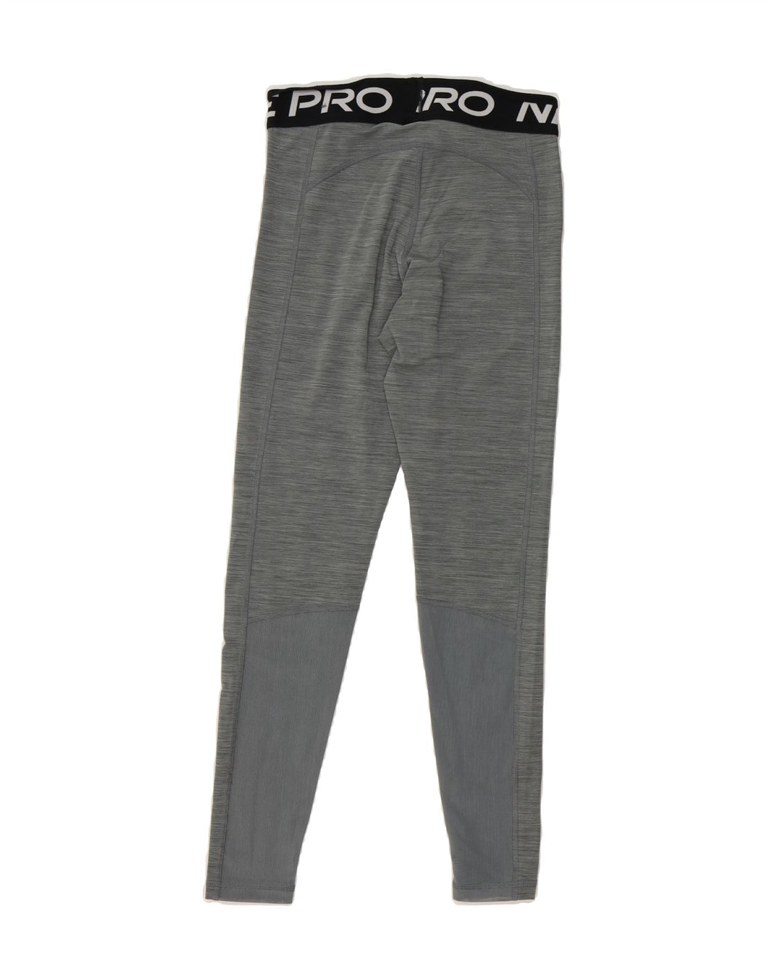 NIKE Womens Dri Fit Graphic Leggings UK 10 Small Grey Polyester Vintage Nike and Second-Hand Nike from Messina Hembry 
