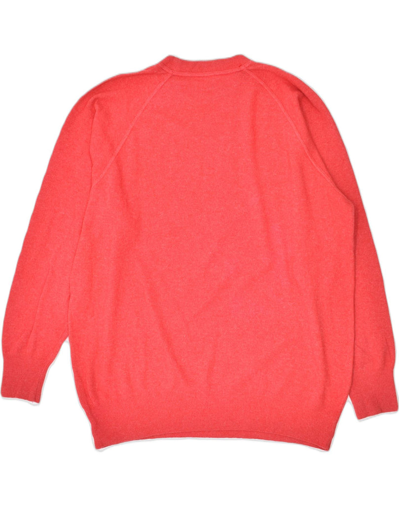 VINTAGE Mens Crew Neck Jumper Sweater XL Red Flecked Cotton Classic | Vintage | Thrift | Second-Hand | Used Clothing | Messina Hembry 