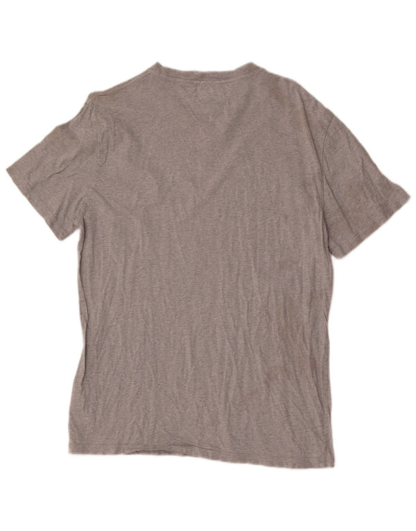 Tommy Hilfiger Mens Regular Fit Graphic T-Shirt Top Medium Grey Cotton