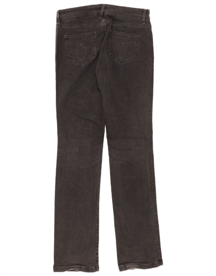 Massimo Dutti Womens Slim Jeans W29 L33 Grey Cotton
