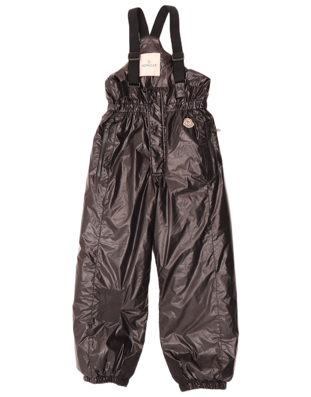 Moncler Boys Dungarees Ski Trousers 9-10 Years  Black Polyamide Winter