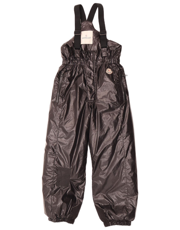 Moncler Boys Dungarees Ski Trousers 9-10 Years  Black Polyamide Winter