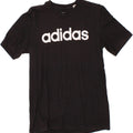 ADIDAS Mens Graphic T-Shirt Top Small Black Cotton Vintage Adidas and Second-Hand Adidas from Messina Hembry 