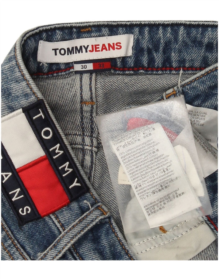 Tommy Hilfiger Womens Flared Jeans W30 L32 Blue Cotton