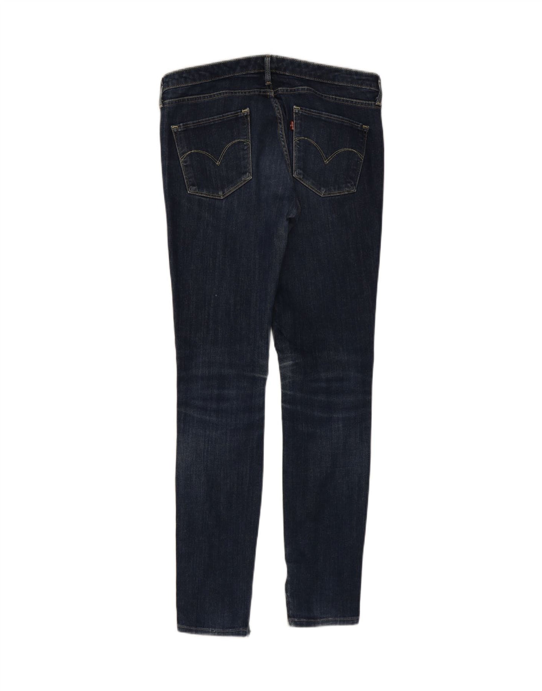 LEVI'S Womens Skinny Jeans W29 L31 Navy Blue Cotton Vintage Levi's and Second-Hand Levi's from Messina Hembry 