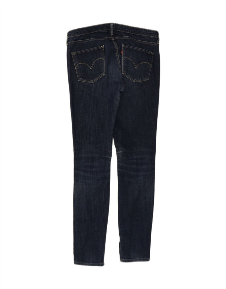 LEVI'S Womens Skinny Jeans W29 L31 Navy Blue Cotton Vintage Levi's and Second-Hand Levi's from Messina Hembry 