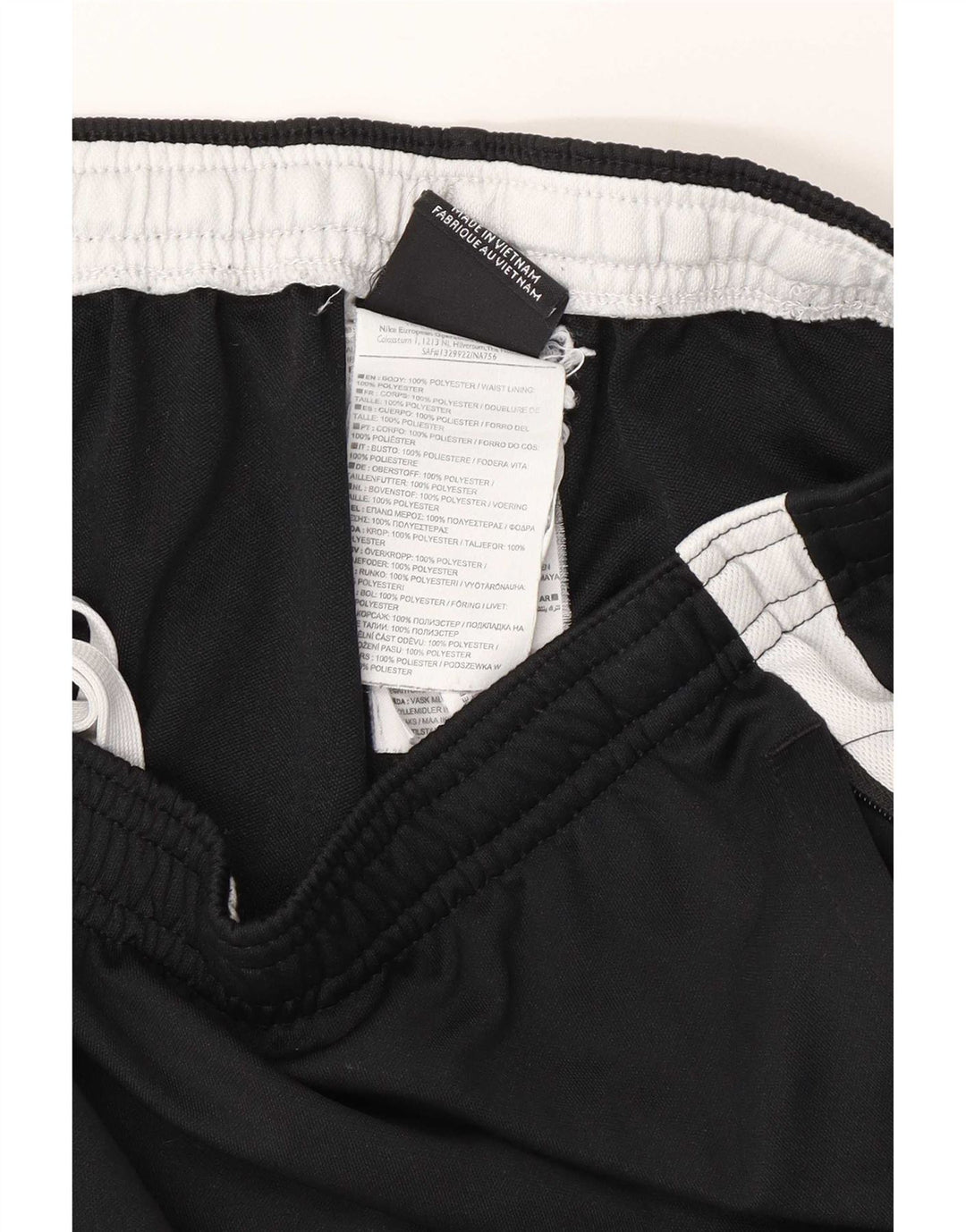 Nike Womens Tracksuit Trousers UK 8 Small Black Polyester Sports