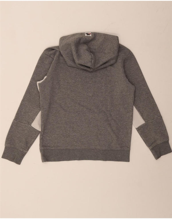 Jordan Boys Graphic Hoodie Jumper 12-13 Years Large Grey Colourblock