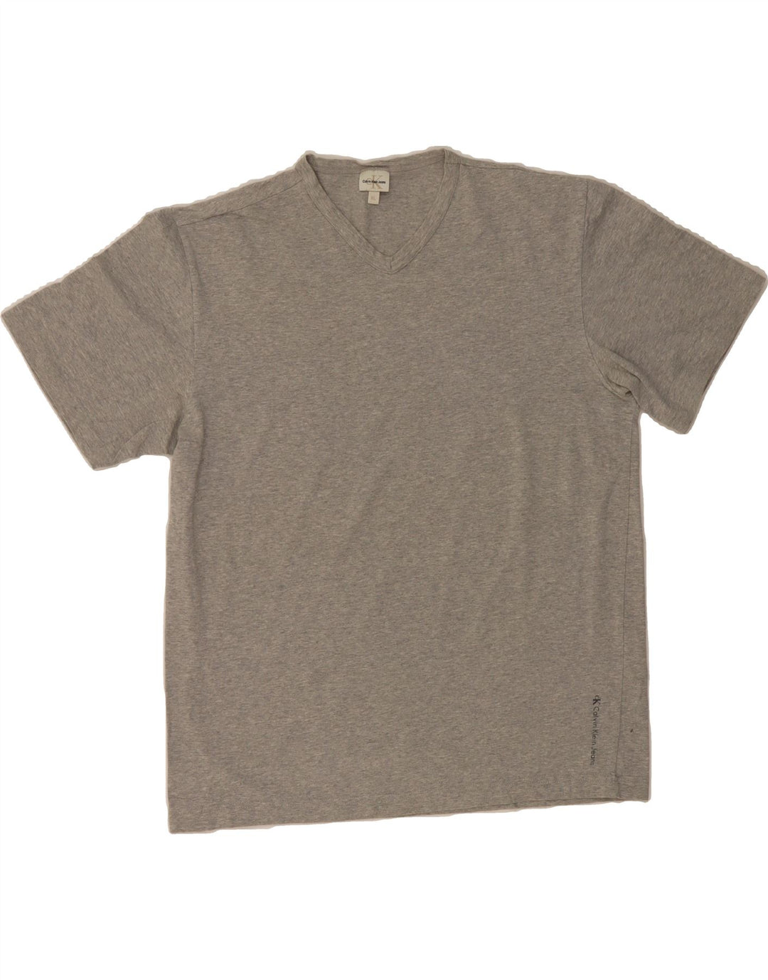 CALVIN KLEIN JEANS Mens T-Shirt Top XL Grey Vintage Calvin Klein Jeans and Second-Hand Calvin Klein Jeans from Messina Hembry 
