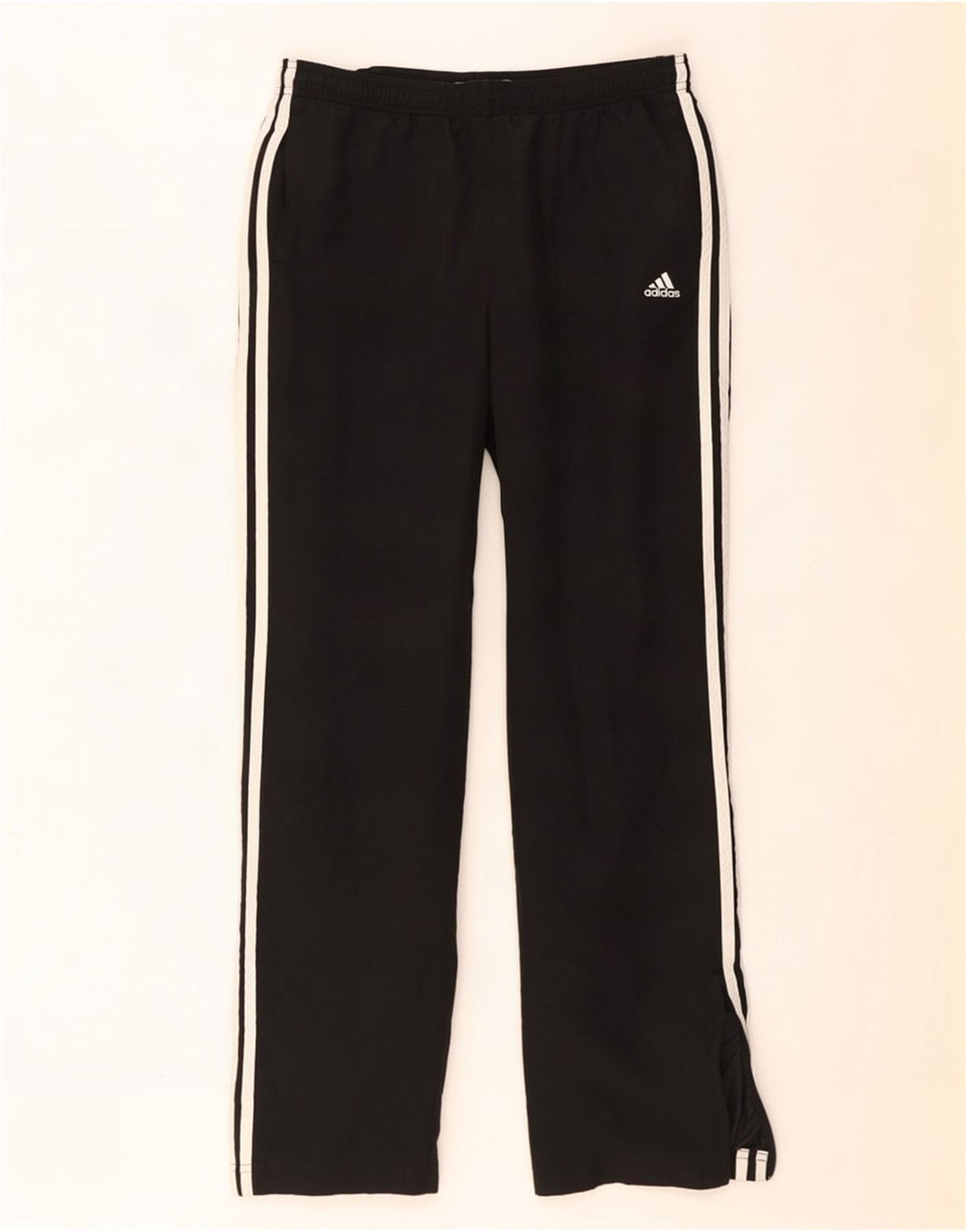 Adidas Womens Tracksuit Trousers UK 14 Large Black Polyester