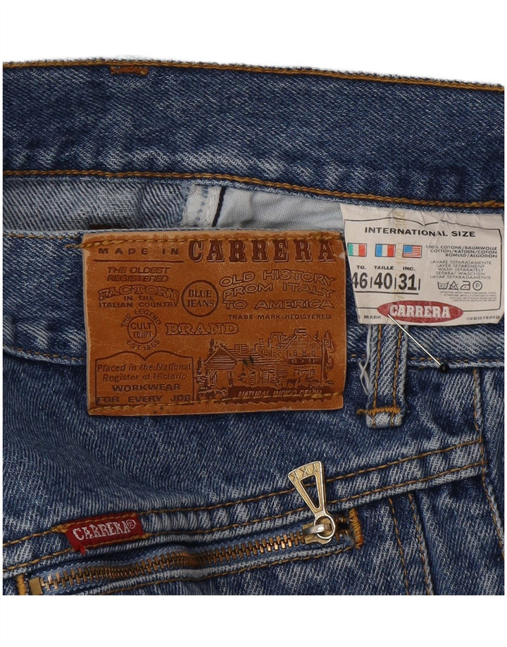 Carrera Mens Straight Jeans W31 L30 Blue Cotton