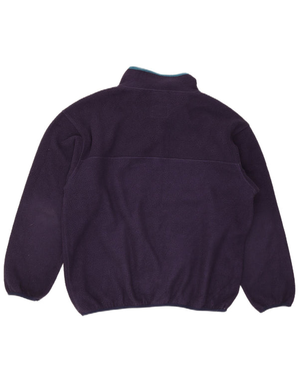 Murphy & Nye Mens Button Neck Fleece Jumper 2XL Navy Blue