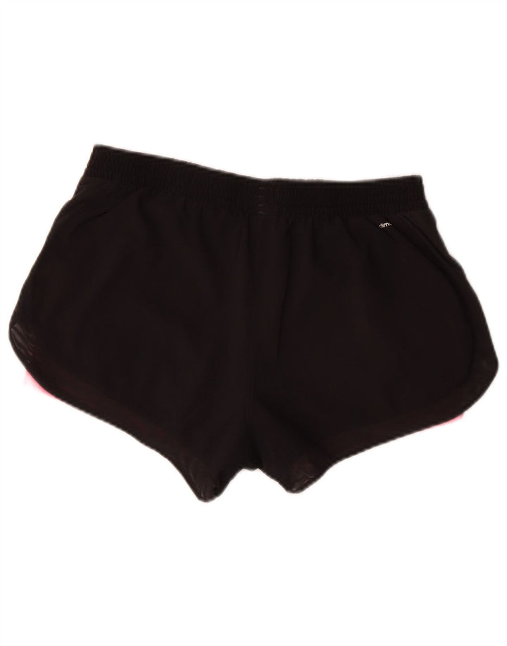 Adidas Womens Climalite Sport Shorts UK 12/14 Medium Black Polyester