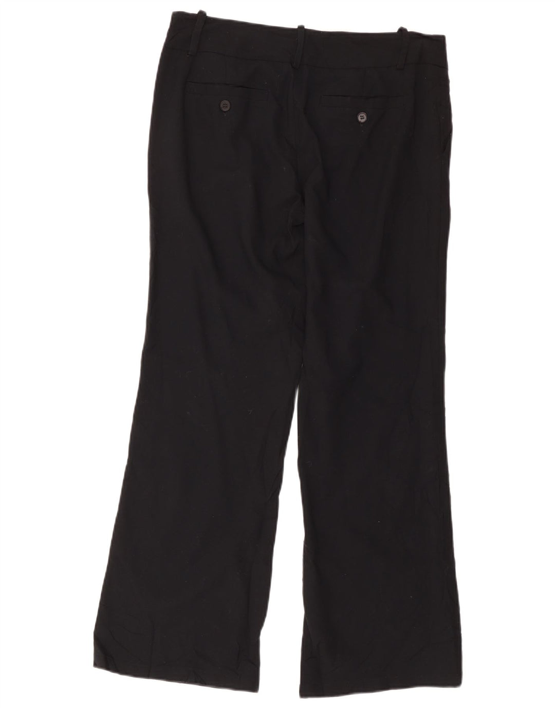 Zara Womens Bootcut Chino Trousers EU 40 Medium W30 L28 Black Polyester