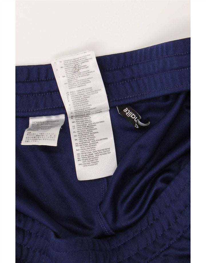 Adidas Mens Climalite Tracksuit Trousers Large Navy Blue Polyester