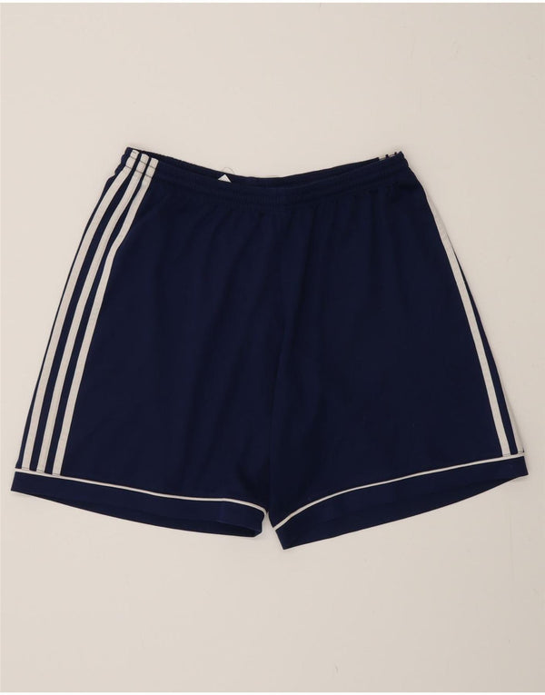 Adidas Mens Climalite Sport Shorts Large  Navy Blue Polyester