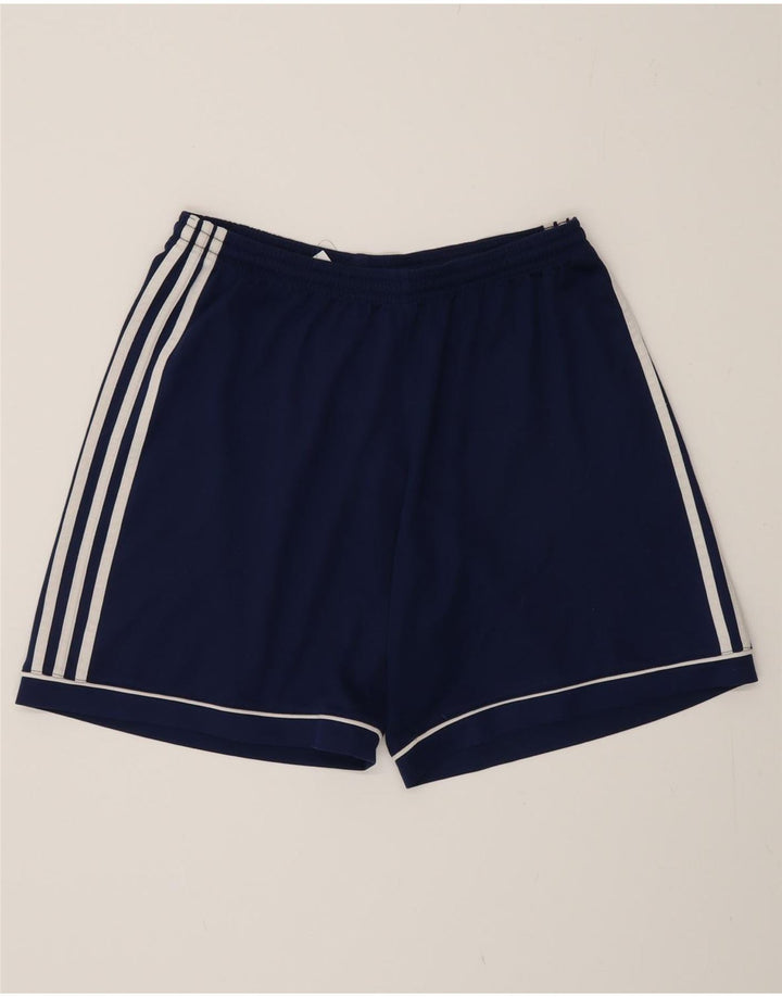 Adidas Mens Climalite Sport Shorts Large  Navy Blue Polyester