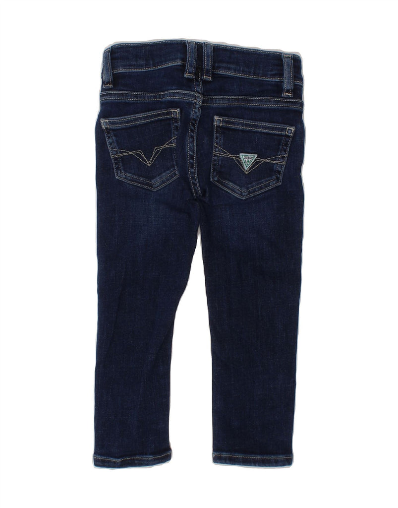 GUESS Baby Boys Skinny Straight Jeans 18-24 Months W18 L13 Navy Blue Vintage Guess and Second-Hand Guess from Messina Hembry 