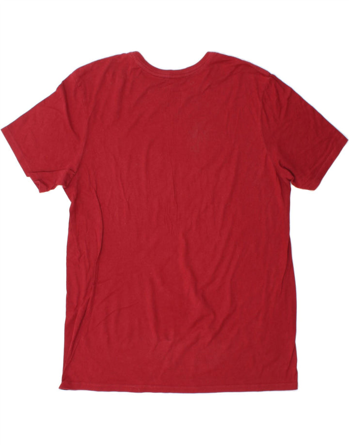 NIKE Mens Athletic Cut Graphic T-Shirt Top Large Red Cotton Vintage Nike and Second-Hand Nike from Messina Hembry 