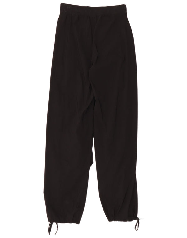 Zara Womens Loose Fit Joggers Trousers Small W26 L32 Black Viscose