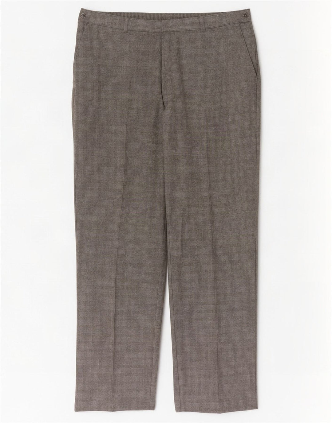 Marks & Spencer Womens Casual Trousers UK 16 Large W36 L28 Grey Check