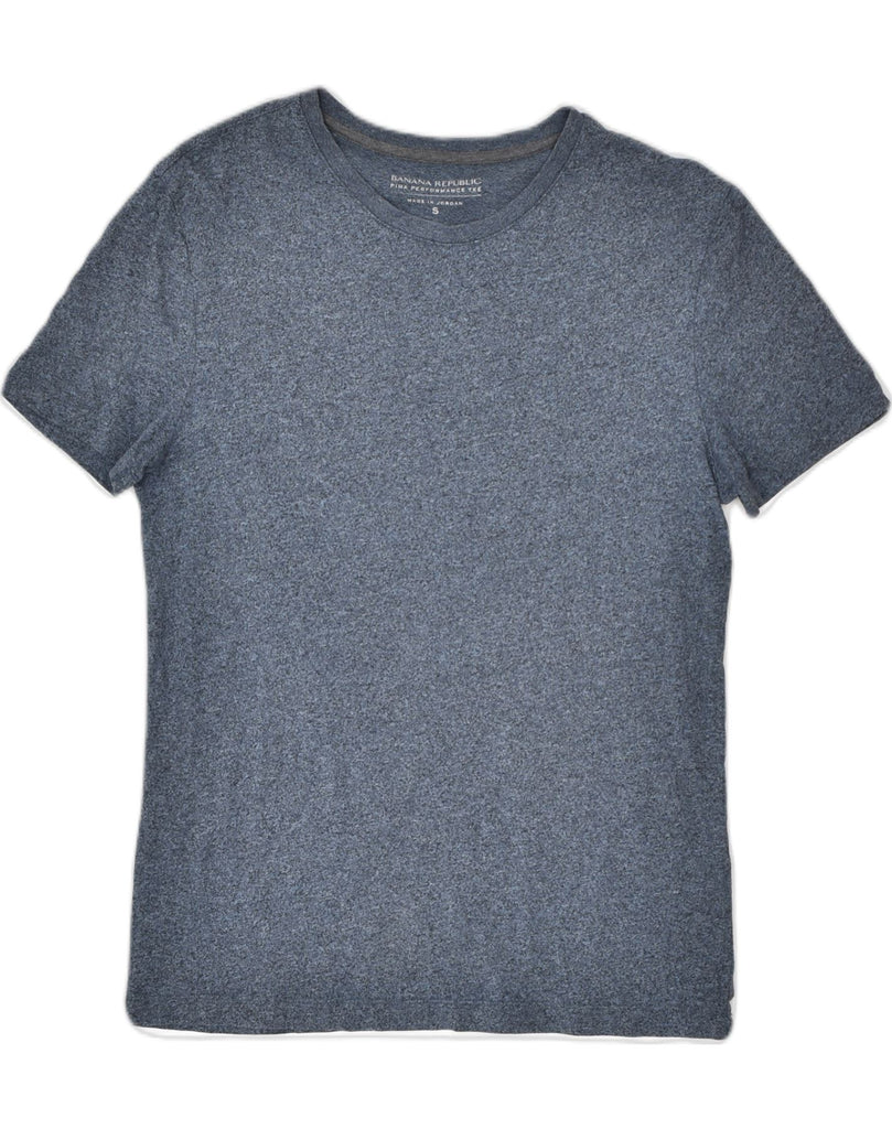 BANANA REPUBLIC Mens T-Shirt Top Small Blue Cotton | Vintage | Thrift | Second-Hand | Used Clothing | Messina Hembry 