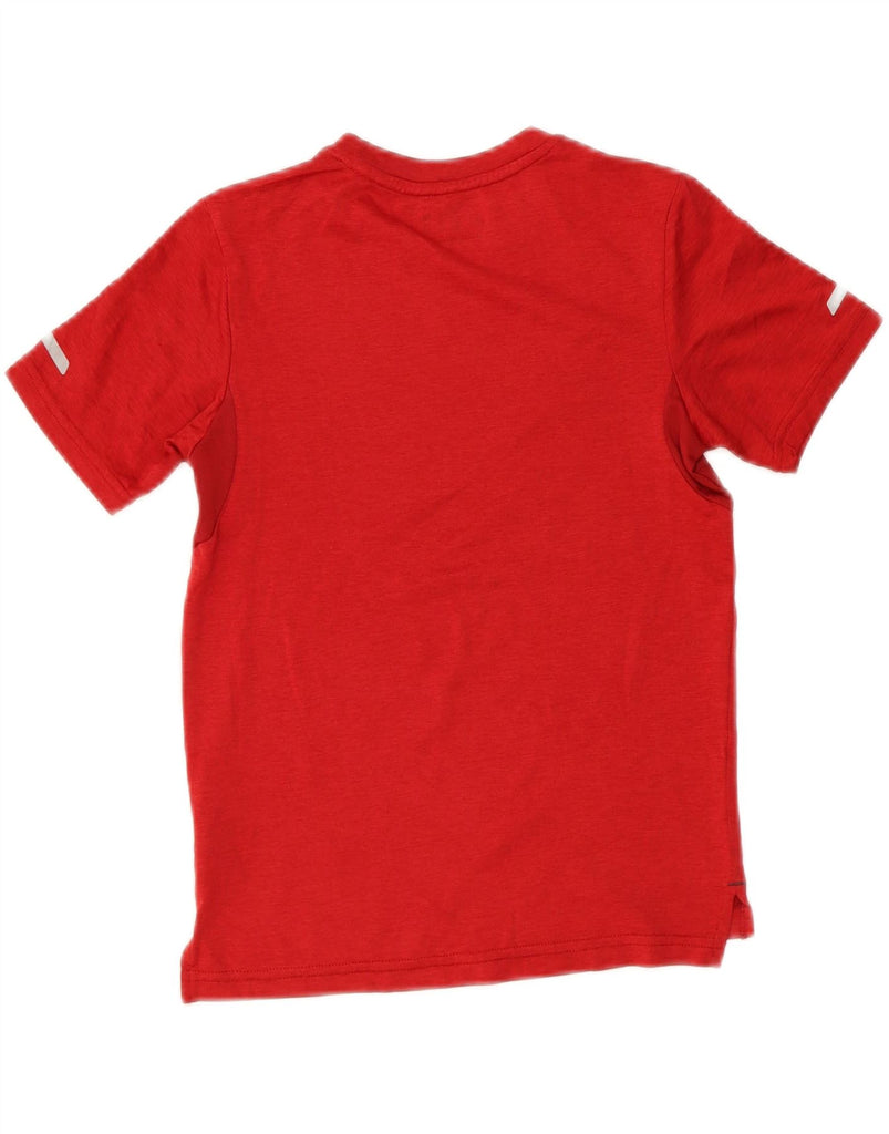 RUSSELL ATHLETIC Boys Dri-Power T-Shirt Top 8-9 Years Medium  Red Vintage Russell Athletic and Second-Hand Russell Athletic from Messina Hembry 